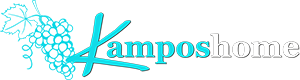 Το λογότυπο των καταλυμάτων Kampos Home στη Σίφνο