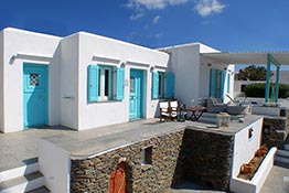 Vérandas spacieuses à l'appartement de Kampos Home à Sifnos