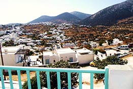 Vue panoramique d'Apollonia à Sifnos